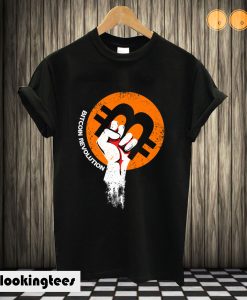 Cryptocurrency Bitcoin logo T shirt