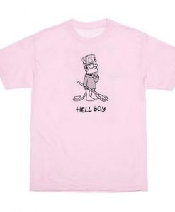 Hellboy Bart Simpson T shirt