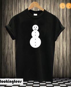 Angry Snowman T shirt