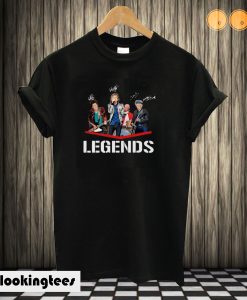 Awesome The Rolling Stones Legends Signatures T shirt