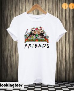 Christmas light Harry Potter character friends christmas T shirt