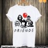 Friends Halloween Horror Movies Characters T shirt