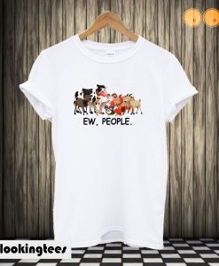 Funny Animals Famer Ew People T shirt