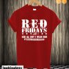 Military Support Red Shirt Fridays T shirt