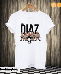 Nate Diaz Police 209 UFC T shirt