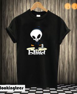 New BLIND Skateboard Sport Logo Black T shirt