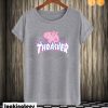 Peppa Pig X Thrasher Parody T shirt
