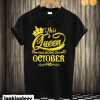 This Queen Was Born On October 14th T shirt