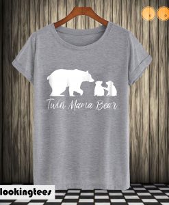 Womens Twin Mama Bear T shirt