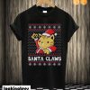 Xmas ugly sweater Cat Santa Claws T shirt