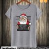 Bad Santa Lapland Police Mugshot Of Santa Claus T shirt