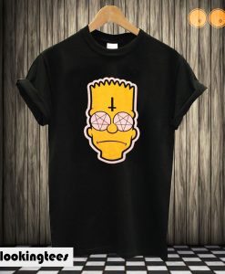 Bart simpson satanic T shirt