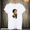 Betty Boop Soldier Camo T shirt