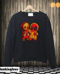 Deadpool And Baby Groot Sweatshirt