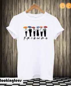 FRIENDS Intro Screen With Umbrella T shirt