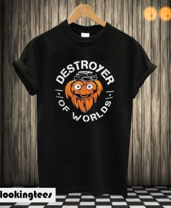 Gritty Destroyer Of Worlds Charcoal T shirt