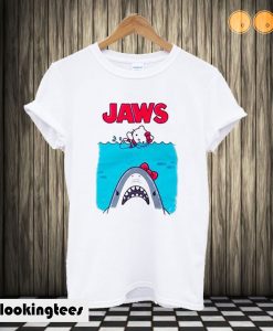 Hello Kitty Jaws Parody T shirt