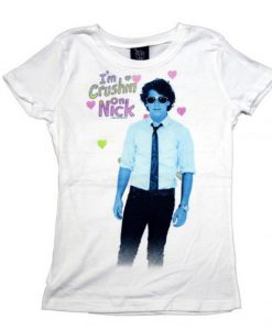 Jonas Brothers I’m Crushing on Nick Girls T shirt