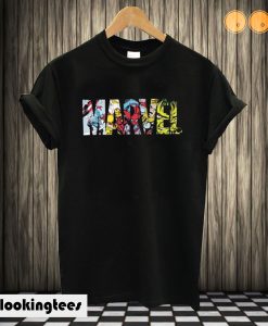 Marvel Comic Strip Logo Unisex T shirt