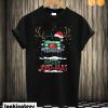 Merry Jeep Mas Funny Reindeer Jeep Driving Christmas T shirt