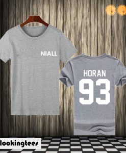 Niall Horan 93 T-Shirt Front Back