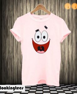 Patrick Face Light Pink T shirt