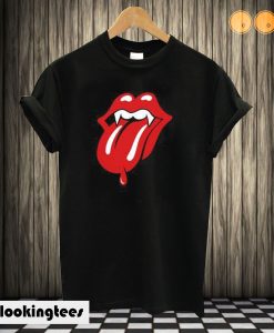 Rolling Stones Vampire Logo T shirt