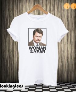 Ron Swanson Woman of the Year Parks and Recreation T shirt