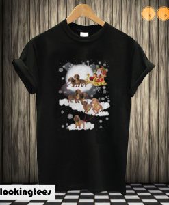 Santa Christmas Train T shirt