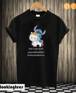 Stitch riding Unicorn T shirt