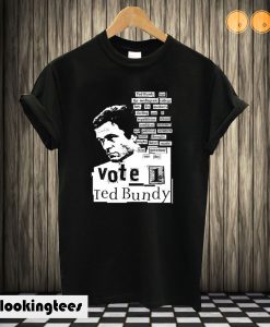 Ted Bundy serial killer Black T shirt