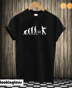 Zombie Evolution Monkey Death Reborn Undead Brain Eaters T shirt