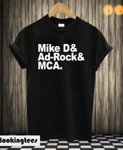 Beastie Boys Names Boys Mca Mike D-Ad Rock T shirt