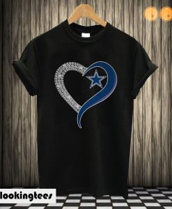 Dallas Cowboys diamond heart T shirt