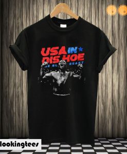 Derrick The Black Beast Lewis USA In Dis Hoe T shirt