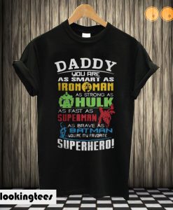 Father's Day Super Hero Marvel T shirt