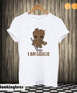 Groot Hockey I Am Goalie T shirt