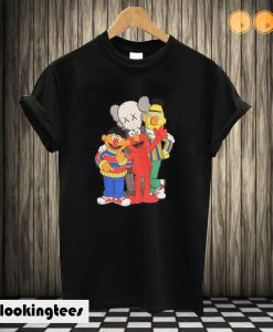 Kaws X Sesame Street Family Collab T shirt