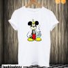 Mickey Mouse Smoking a Bong Marijuana 420 Stoner Weed T shirt