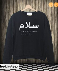 Peace Definition Crewneck Sweatshirt