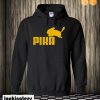 Pika Pikachu Pokemon Go Funny Puma Parody Hoodie