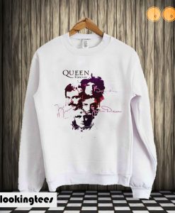 Queen forever all signature Freddie Mercury Sweatshirt