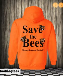 Save The Bees Gold Yellow Hoodie