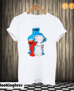 Sesame Street Elmo Cookie Monster T shirt