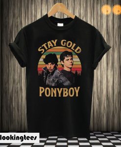 Stay Gold Ponyboy Vintage Retro T shirt