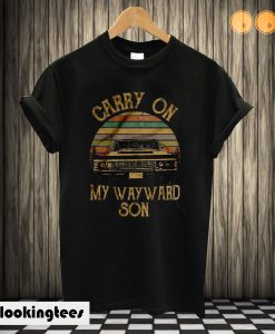 Supernatural Carry On My Wayward Son T shirt