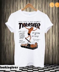 Thrasher Magazine Neck Face Vs Peter Ramondetta T shirt