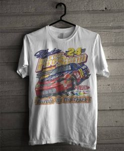 Vtg Jeff Gordon Fire Storm 24 Nascar T Shirt