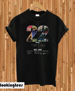 22 Years Of Harry Potter 1997 2019 Signature T-shirt