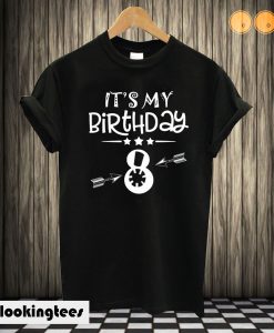 8th Birthday Girl 8 Years Old T-shirt